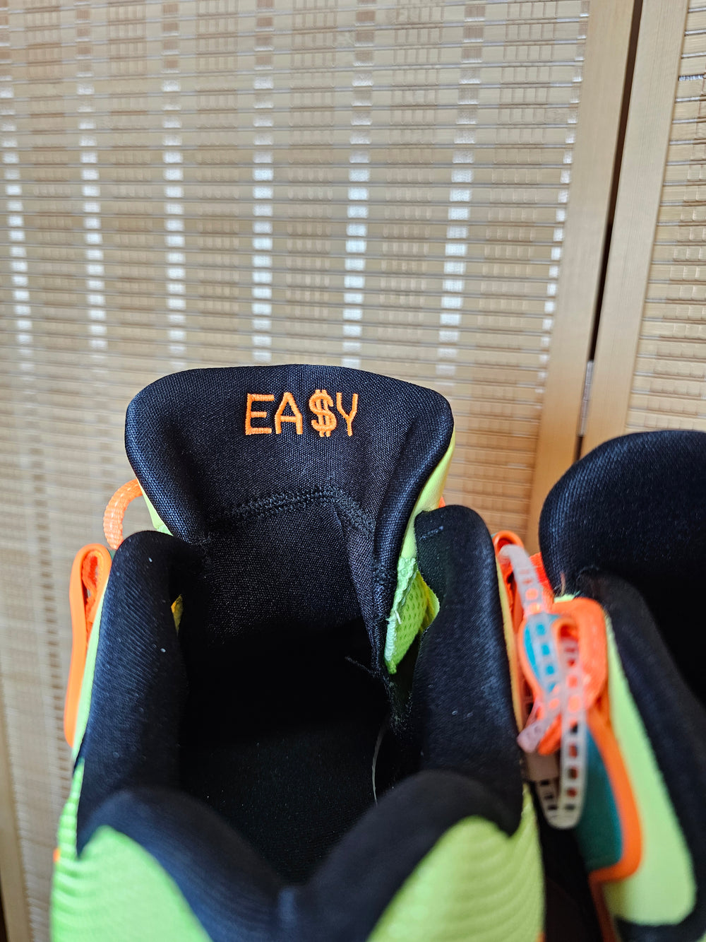 Nike KD 18 Easy Money Basketball Shoes Volt Orange Blue HV1993-301 Men 12
