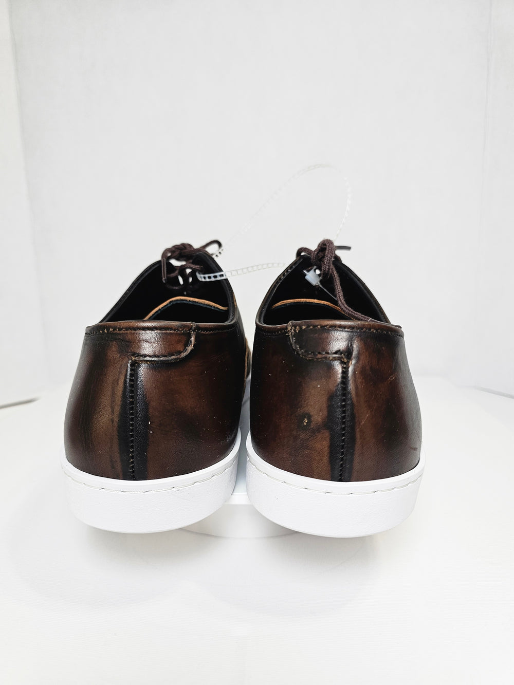 Allen Edmonds Park Avenue Cap Toe Dress Sneaker Brown Leather Men's US 8 D