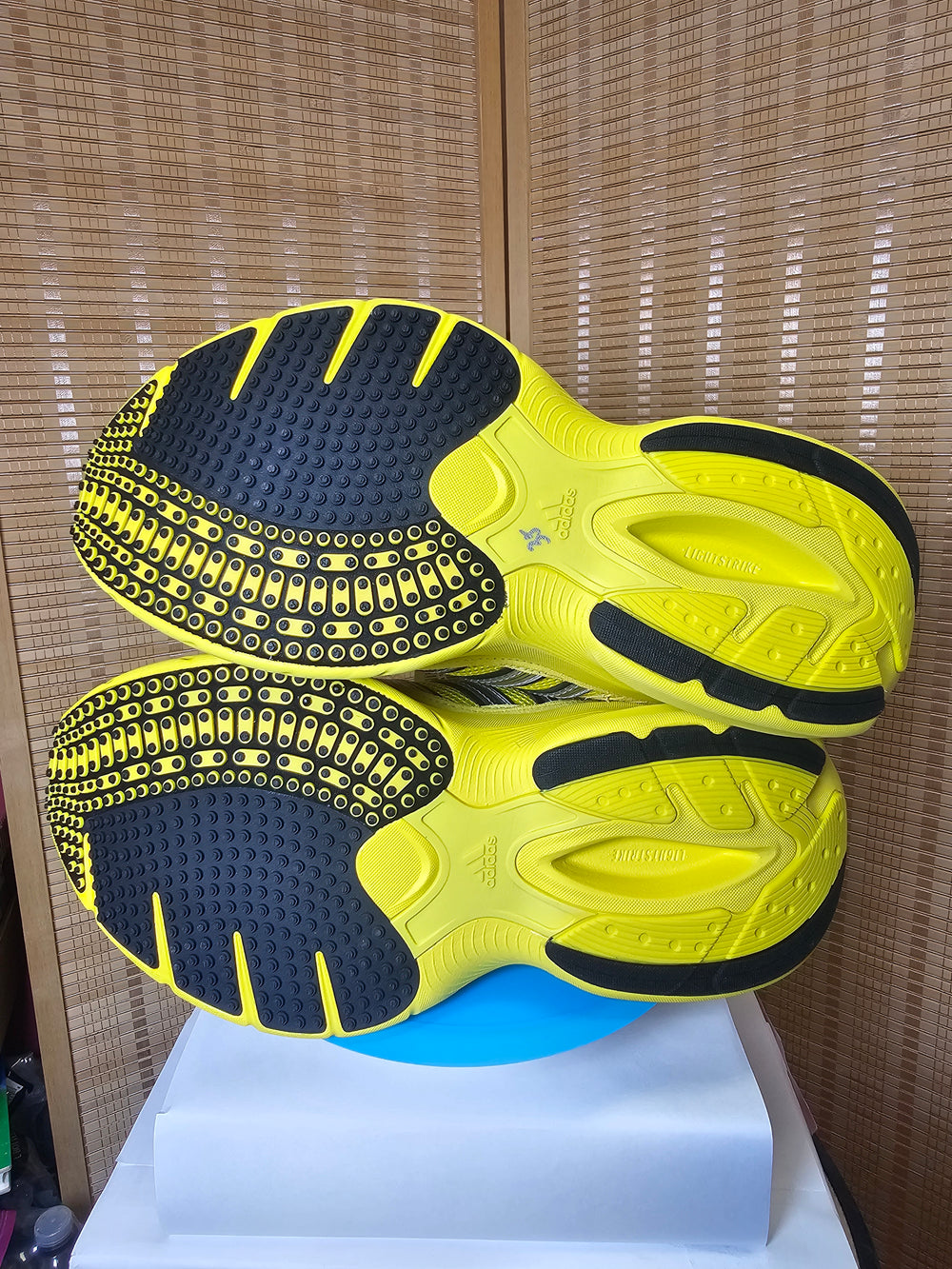 Adidas Adizero Goukana JP7177 Yellow Light Yellow Men's Running Shoes Size 10.5