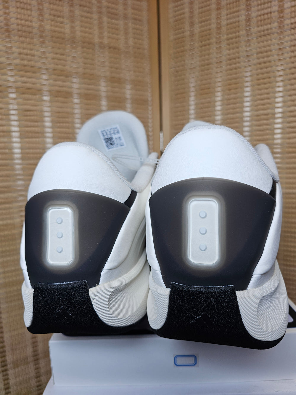 Adidas Nova IIInfinity 003 JQ2770 Basketball Shoes White Black Men's Size 15