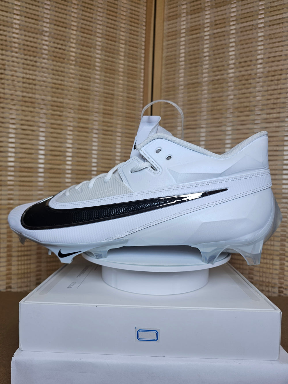 Nike Vapor Edge Elite 360 2 Football Cleats White Black FJ6125-100 US 15 Wide