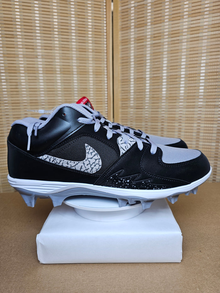 Jordan Stadium 90 TD Football Cleats Men’s 13 Black Cement HQ0210-060