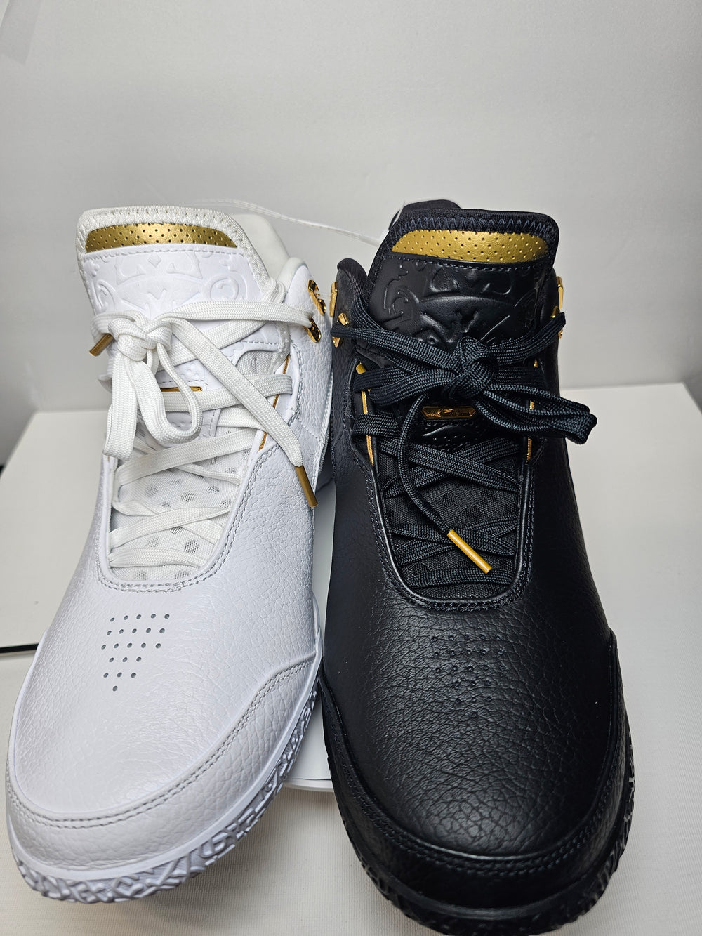 Nike LeBron NXXT Gen AMPD Equity White Black Gold Men's Size 11 FJ1566-13