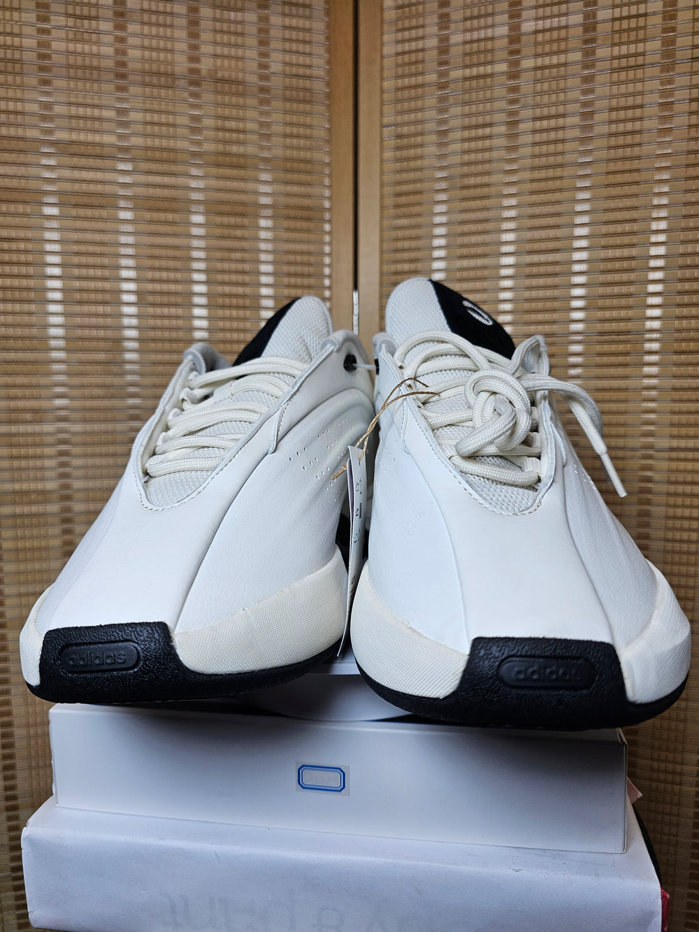 Adidas Nova IIInfinity 003 JQ2770 Basketball Shoes White Black Men's Size 15