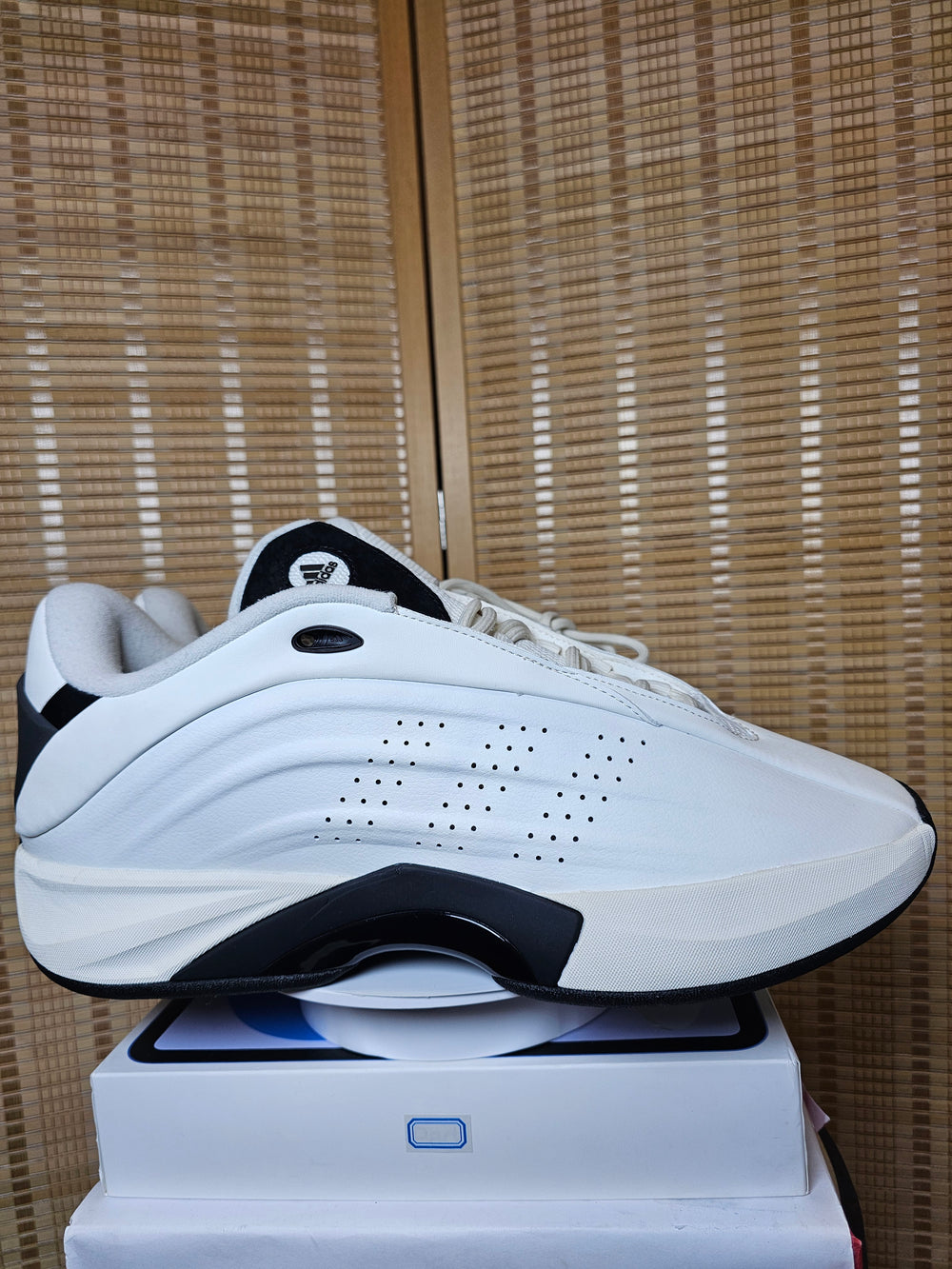 Adidas Nova IIInfinity 003 JQ2770 Basketball Shoes White Black Men's Size 15