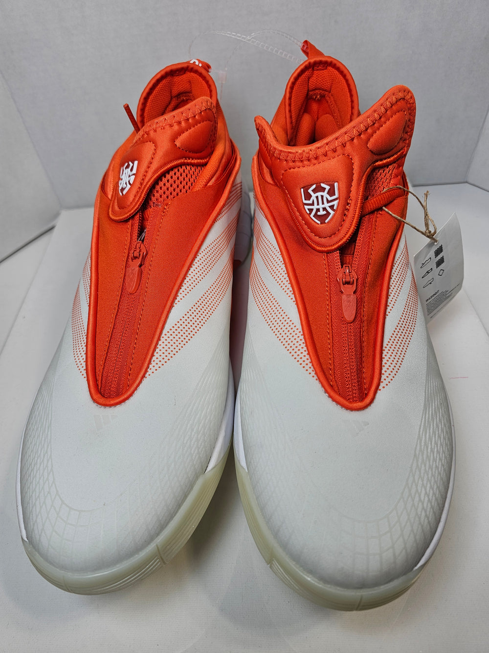 Adidas D.O.N. Issue 7 Performance IH2007 White Orange Men's 16 NWT
