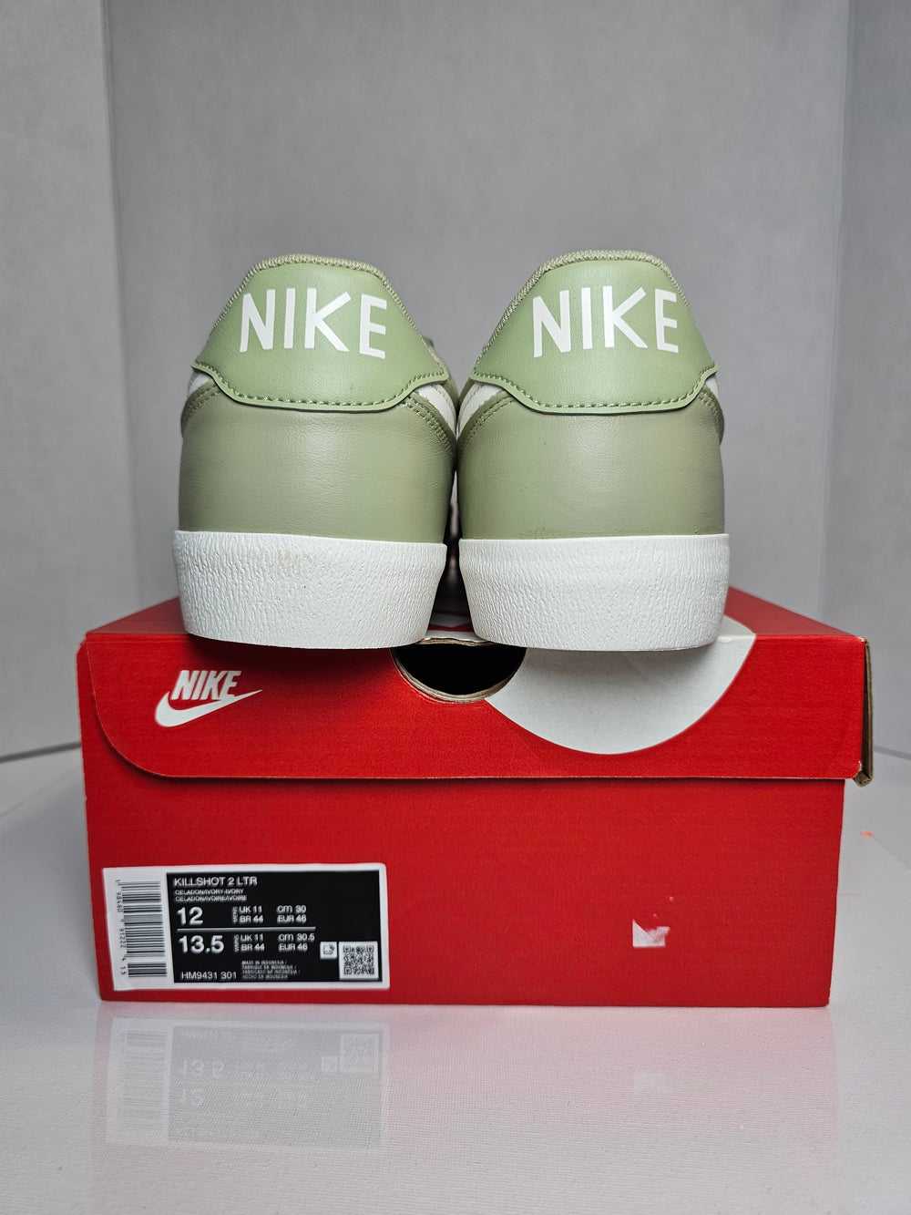 Nike Killshot 2 Leather Celadon Ivory HM9431-301 Men's Size 12 New