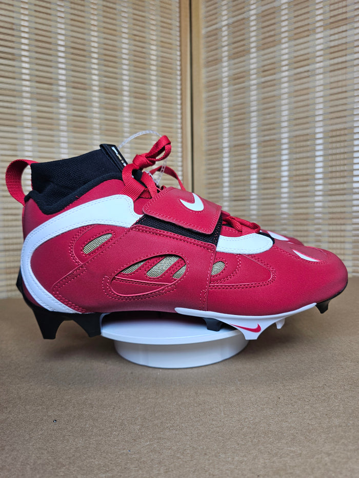 Nike Diamond Turf 2 TD Football Cleats Fire Red Men’s Size 9 IF4807-001