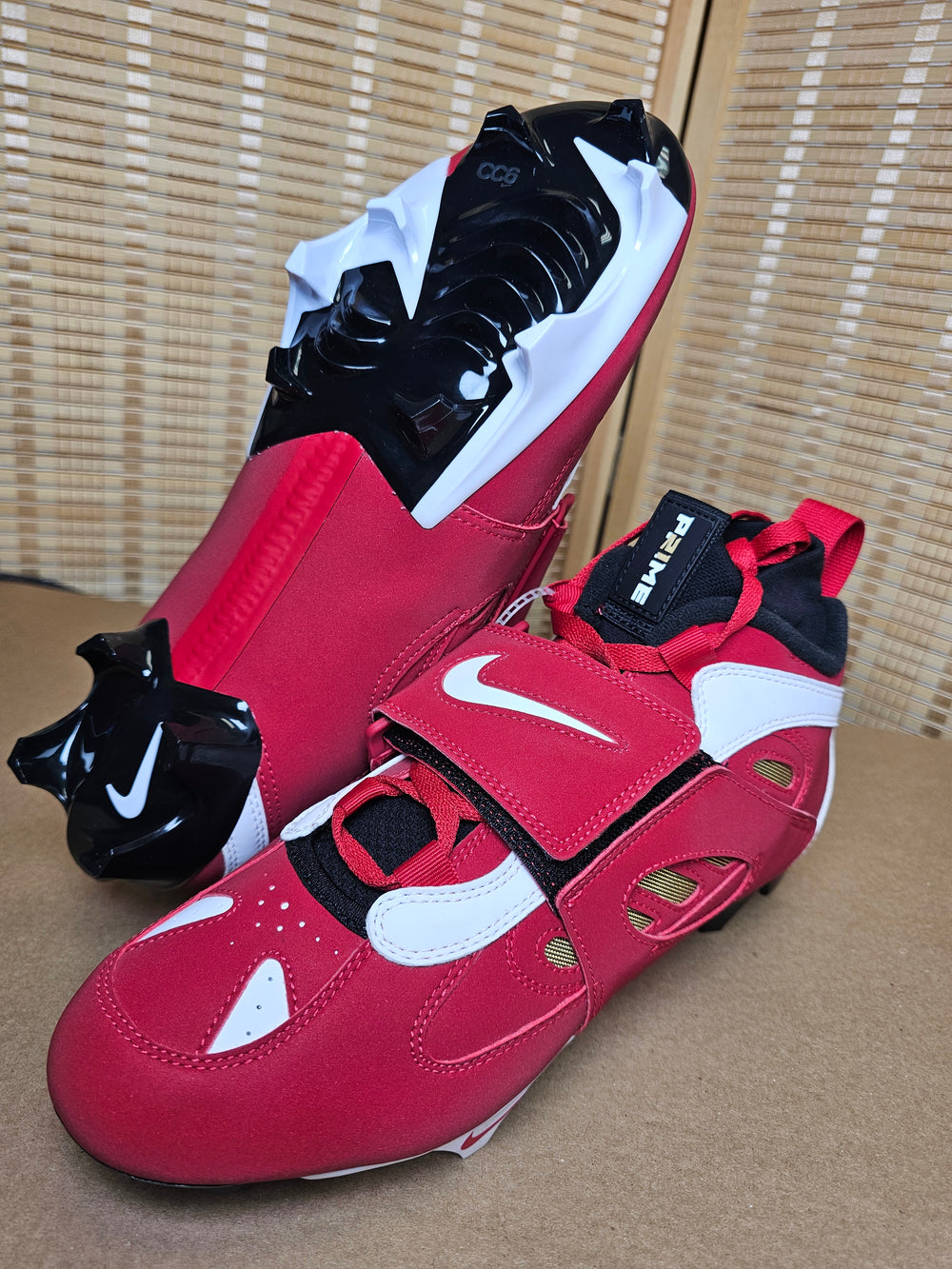 Nike Diamond Turf 2 TD Football Cleats Fire Red Men’s Size 9 IF4807-001