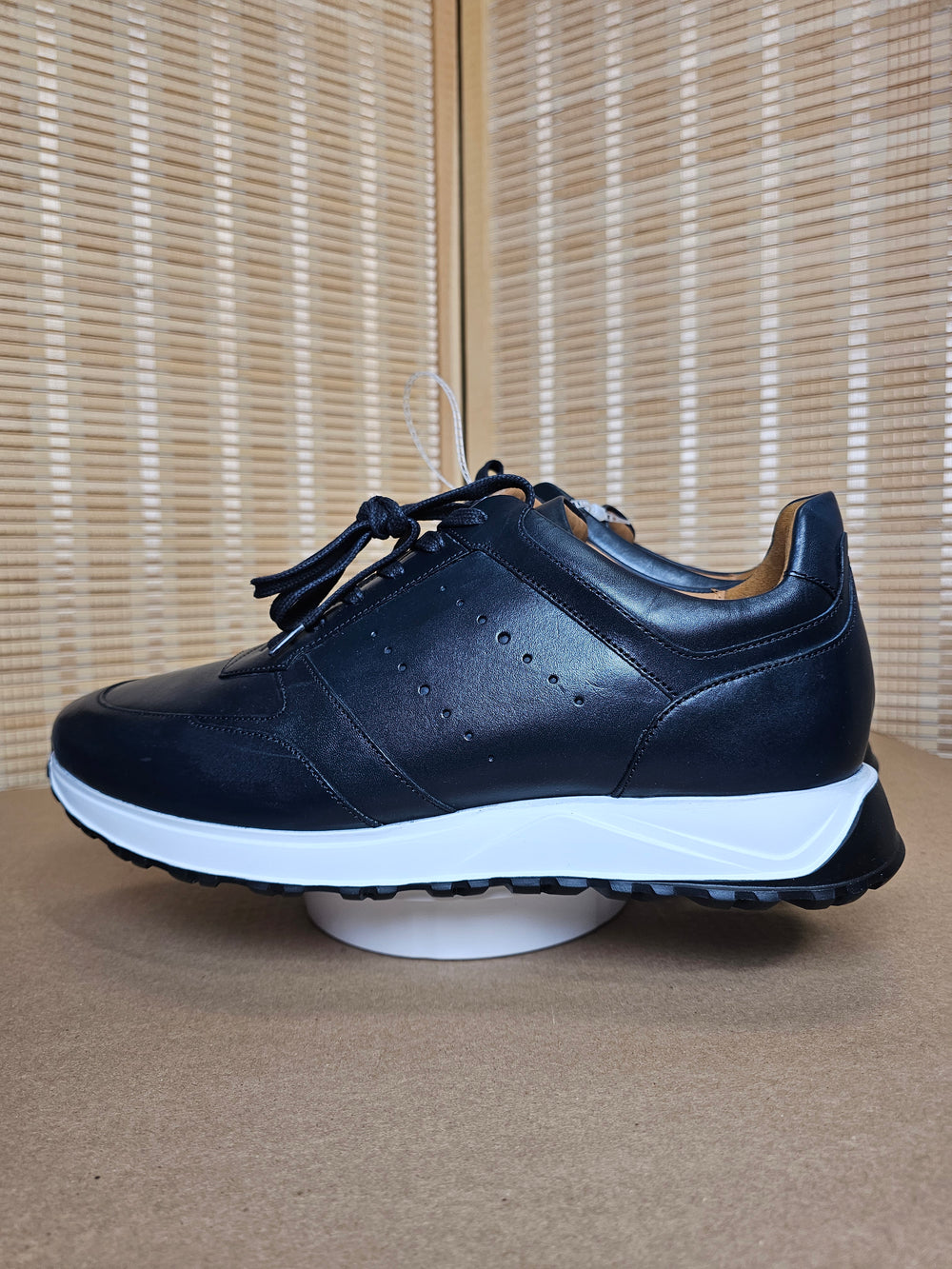 Allen Edmonds Everett Navy Leather Lace Up Sneakers Men’s 13 D
