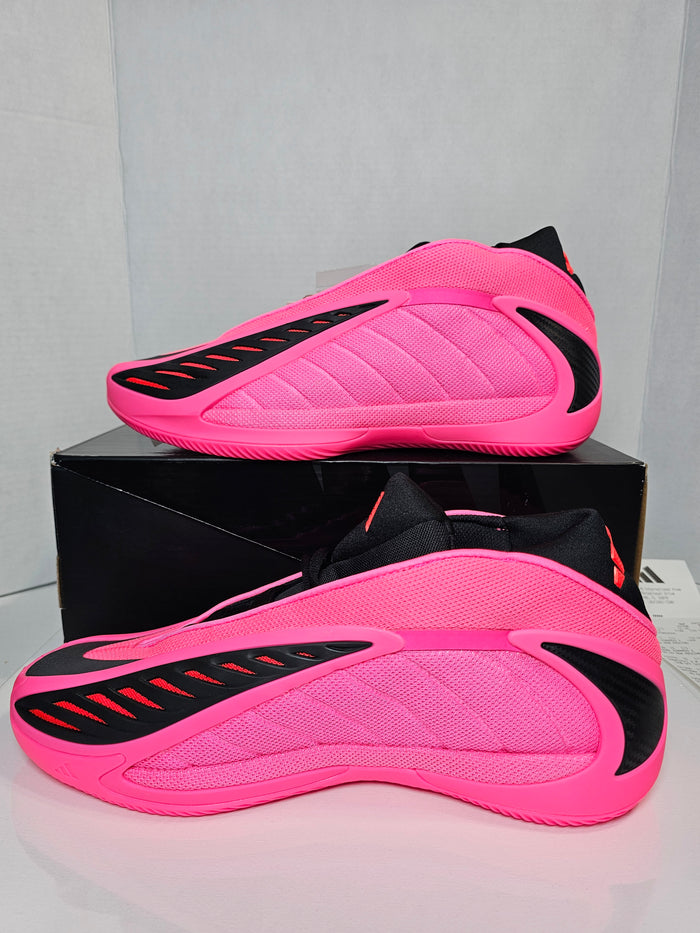 adidas AE 2 Anthony Edwards Lucid Pink Black KJ2363 Men's Size 11 New