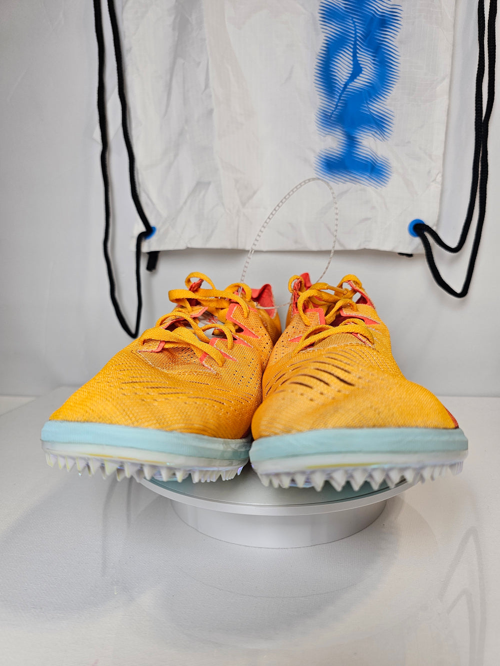 Hoka Cielo x LD Radiant Yellow/Camellia Carbon Fiber Track Spikes W14/M13 NWOB