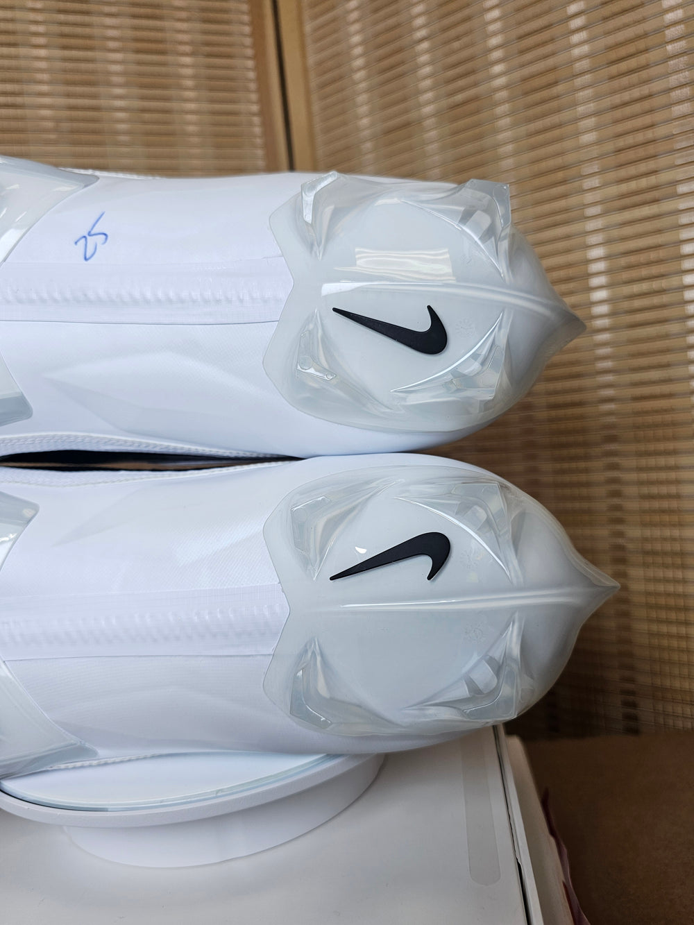 Nike Vapor Edge Elite 360 2 Football Cleats White Black FJ6125-100 US 15 Wide